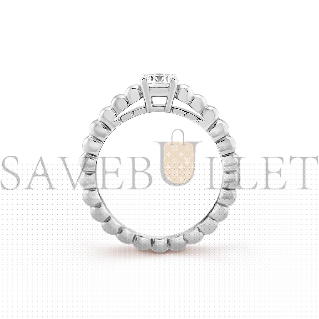 V*N CL*F arpels perlÉe solitaire 0.50 ct evvs2 - white gold  vcaro1vp00